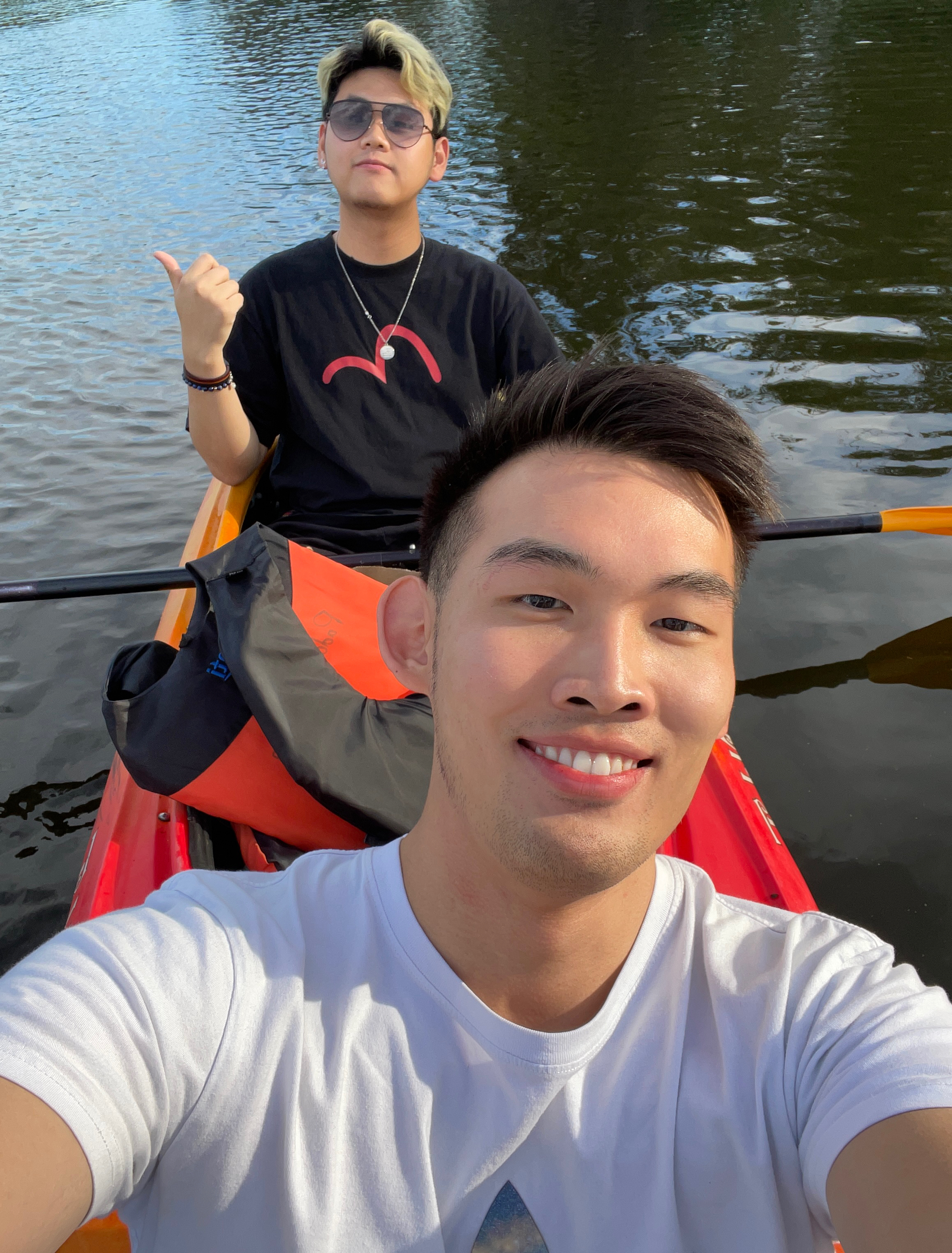 Rowing at the Charles River